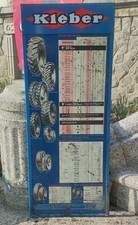 Plaque vintage gonflage pneu