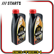 Huile Mélange Moteur 2T Moto Scooter 2 Temps Start Synth-Plus 2L API TC JASO FC