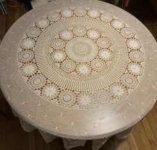 Nappe Ronde Crochet 160cm