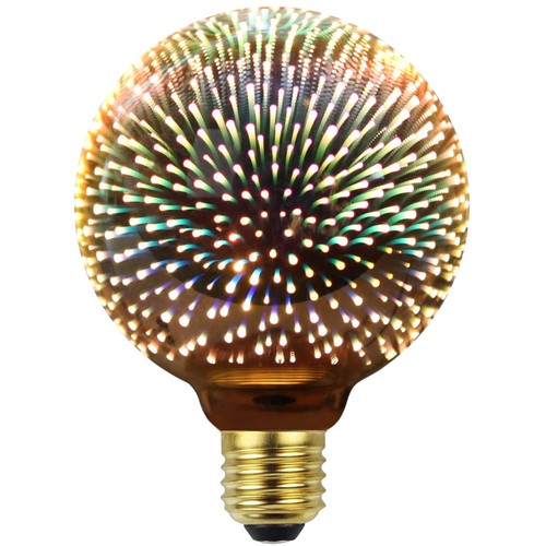 Ampoule edison feu - 3d,