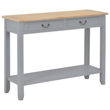 Bois Table Console Gris