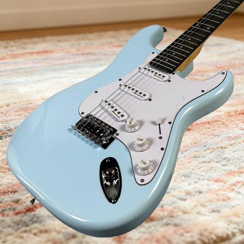 Electric guitar sky blue - sky,