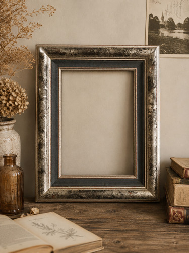 Ancien cadre vintage - en, bois