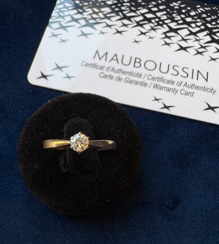 Bague solitaire mauboussin - bague,