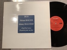 Maxi  45T. Johnny Hallyday  Requiem Pour Un Fou « Promo Original  HC