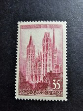 FRANCE TIMBRE CATHÉDRALE DE ROUEN N°1129 NEUF ** LUXE MNH 1957