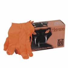 Gants nitrile jetable BLACK MAMBA orange L T8/9 (X 100) - BLACK MAMBA : BLACKMA