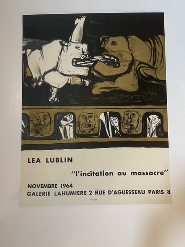 Ancienne affiche lithographie - affiche,