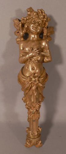 Angelot cariatide bronze - en, cariatide,