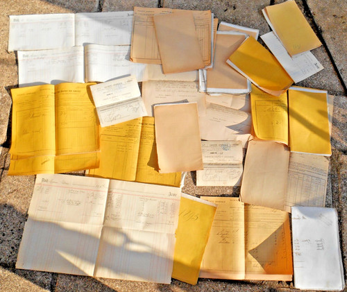 Vieux papier lot - 80, documents