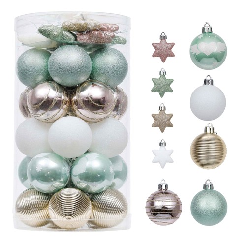 35pcs 5cm boules noël - 35pcs,