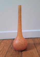 André Delatte - Berluze orange sur fond jaune - Art déco