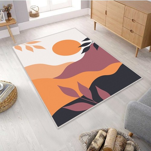 Tapis motif montagne - tapis,