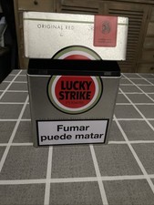 Etui à cigarettes BOITE métal Lucky Strike Grande Boîte Tin Box 18x13x7 cm