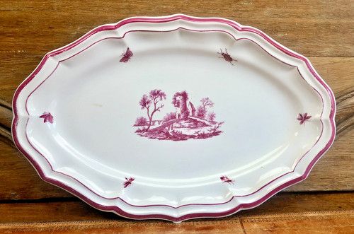 Ancien plat ovale oblong 5 - ovale,
