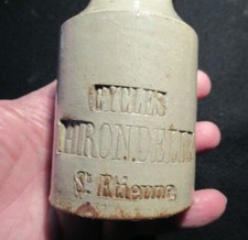 ANCIEN RARE POT GRAISSE BIDON HUILE CYCLES HIRONDELLE SAINT ETIENNE VELO BICYCLE