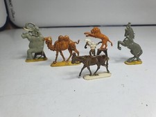 STARLUX /CLAIRET/JOUEF?? FIGURINES ANIMAUX CIRQUE PLASTIQUE PLAT BON ETAT co