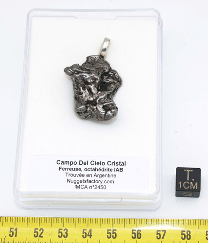 Collier pendentif météorite