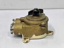 Ancien interrupteur rotatif et prise en laiton maritime Daeyang - style nauti...