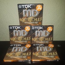 5 x MD TDK 74 Minidisc Sealed 