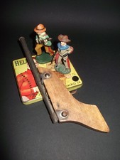 jouet ancien en bois pistolet
