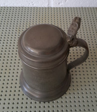 Gc03 ancienne chope en étain