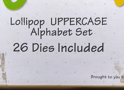 Sizzix alphabet set - set,
