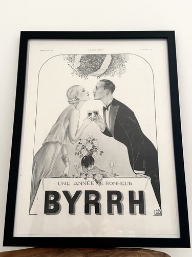 Affiche ancienne byrrh 1931 - byrrh,