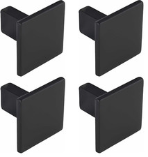 4x Bouton de Meuble Carré