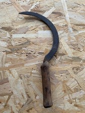 Faucille Outil ancien serpe serpette agricole ferme scie  herboriste jardin (3