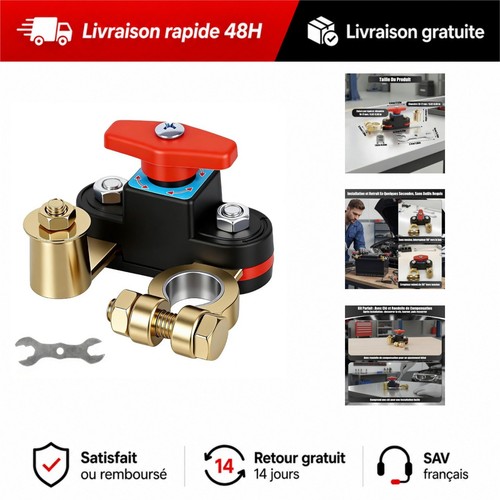 Coupe circuit batterie 12v 24v - coupe, 12v-24v