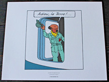 LITHO EX LIBRIS TINTIN EXTRAIT