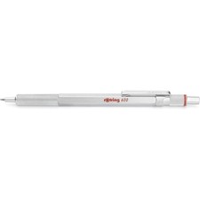 [2032578] rotring Stylo Bille Rétractable 600 Pointe Moyenne Corps Métal Arge...