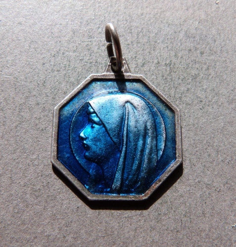 Médaille vierge marie argent - vierge,