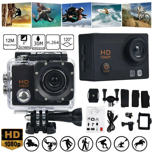 Casque caméra 1080p - dv, hd