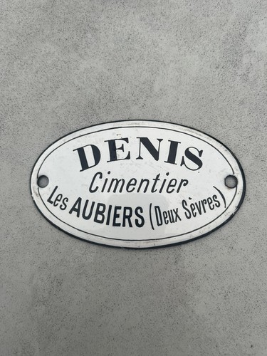 Plaque émaillée ancienne - plaque,