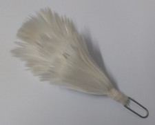Plume Army Production Blanc Hackle Pour Balmoral Glengarry & Divers Armée