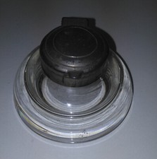 ANCIEN ENCRIER ROND EN VERRE