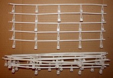 Scalextric A246 15 x barrières blanches, vintage, TBE