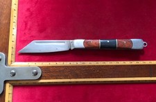 couteau ancien inserts bois belle lame japon ? antique knife coltello messer