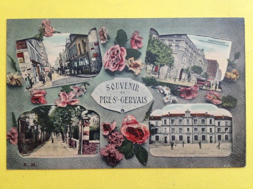 Cpa fantaisie multivue cartes - fantaisie,