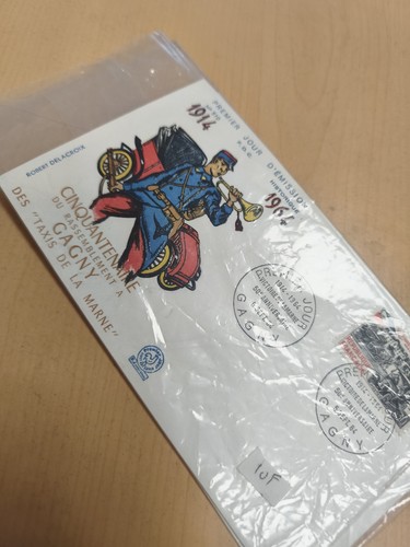 Enveloppe premier jour gagny - enveloppe,