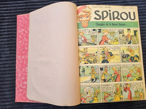 Reliure spirou année - spirou,