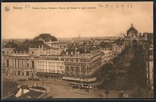 CPA Anvers, Théâtre lyrique flamand, Avenue de keyser et gare centrale 
