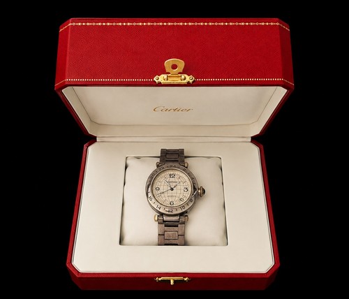 Montre style cartier - pasha, gmt