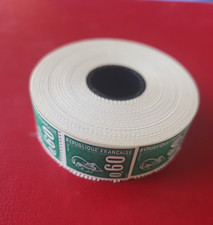 FRANCE  86 ROULETTES N° 65 bande de 11 timbre - MARIANNE DE BÉQUET. 60 ct. vert