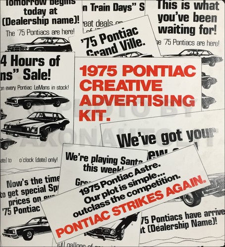 1975 pontiac creative kit - creative,