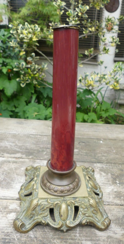 Pied lampe pétrole base - à,