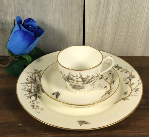 Assiette tasse thé - thé, ancien