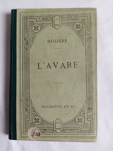 Avare molière - l'avare,